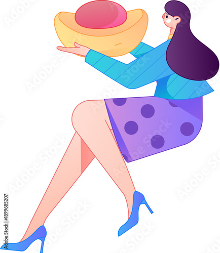 Professional sketch illustration of a figure holding a gold coin, depicting its body movements.
