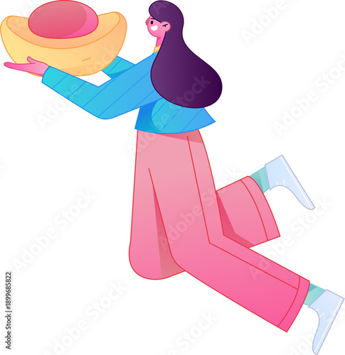 Professional sketch illustration of a figure holding a gold coin, depicting its body movements.
