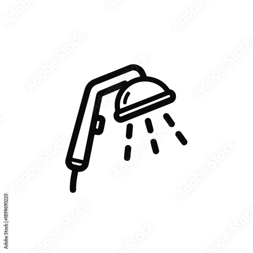 Showerhead with Water Spray