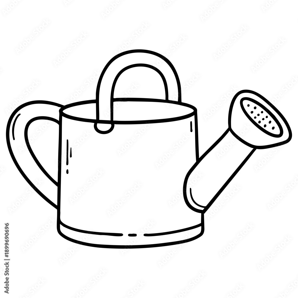 Obraz premium Watering Can Line Art
