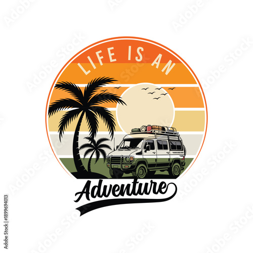 Collection of vintage style adventure and outdoor themed graphic designs