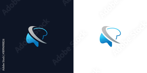 creative brain color logo.  smart symbol design. abstract brain logo elements