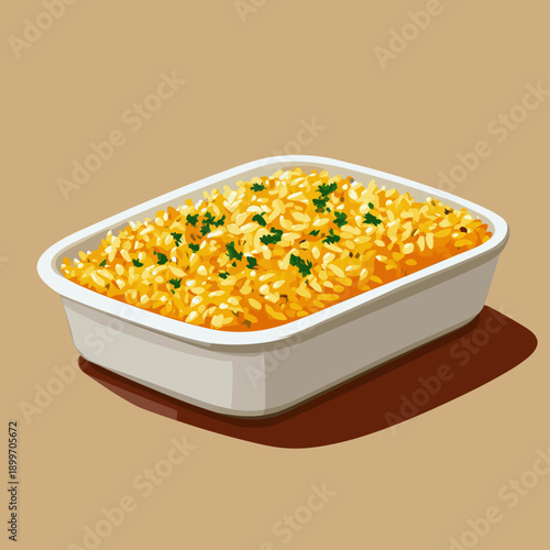 Creamy Cheesy Rice Casserole Dish