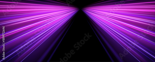 Vibrant neon pink streaks fly across the highway, creating dynamic motion and futuristic speed. Glowing trails enhance energy and momentum. Perfect for digital or racing visuals vector