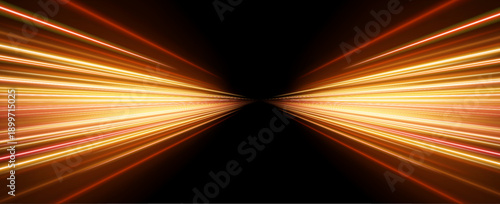 Intense neon orange streaks flash across the background with radiant blur and glowing highlights. A dramatic racing motion illustration vector