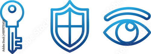 Security Key Shield Eye Privacy Protection