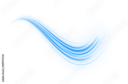 Blue neon streaks sweep elegantly across abstract backgrounds, producing smooth glowing trails and highlights. png