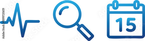 Activity Pulse Waveform Medical Heart Rate Graphic