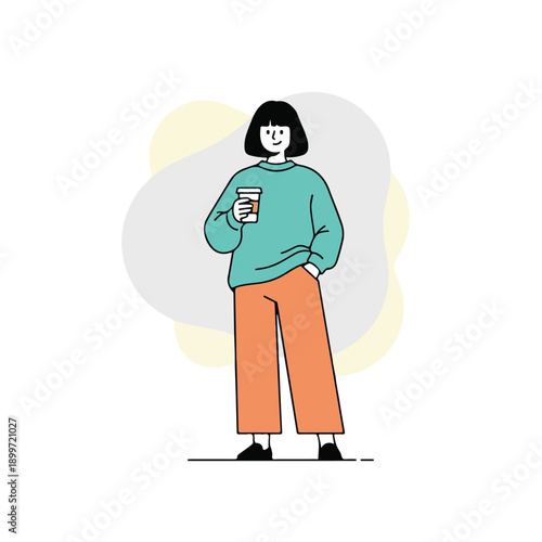 Captures the relaxed, everyday vibe of the character