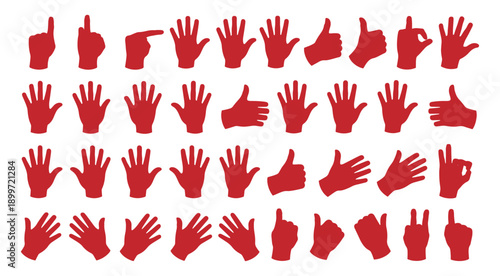 Hand vector silhouette, detailed hand gestures, positions, signs. Ideal arm, hands for illustrations, logos, icons. High quality graphics showcasing human interaction, expression