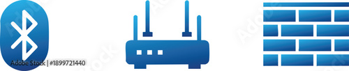 Wireless Bluetooth Router and Network Firewall Security