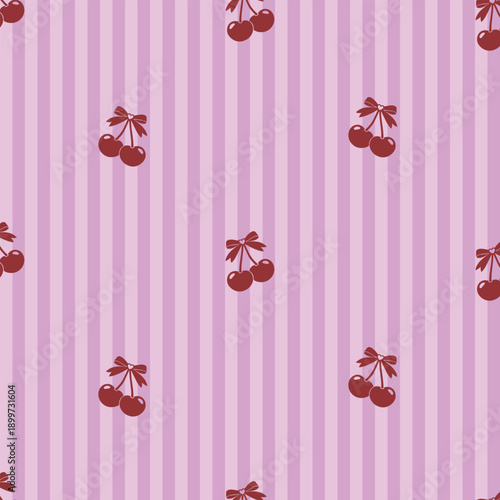 Seamless tropical leaf pattern with monstera and palm leaves on pink striped background. Botanical summer wallpaper.