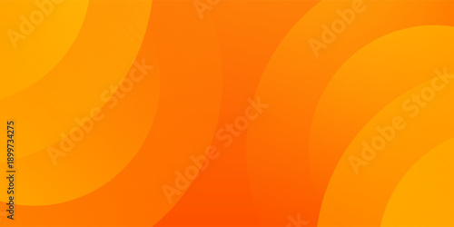 Abstract orange background with circles. Vector illustration