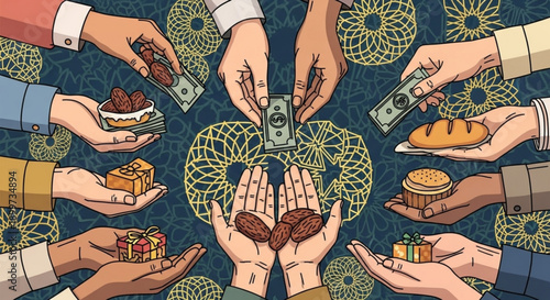 Close-up macro photograph of dew drops on a green leaf, highlighting nature's intricate details and freshness.