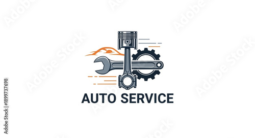 Auto Service Mechanical Piston Wrench Gear.