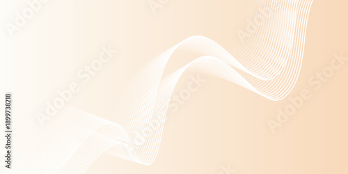 A soft gradient background, background with pastel orange and white colors, background featuring smooth, flowing wave patterns