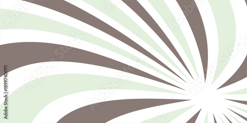 Dynamic radiating striped pattern background in contrasting muted colors creating an abstract burst effect