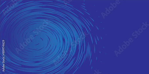 Abstract Swirling Blue Vortex Background with Textured Effect