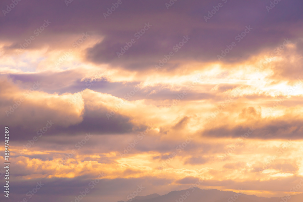 Obraz premium 朝焼けの空