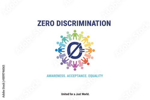 Zero Discrimination Awareness Poster Design, Equality, Diversity and Human Rights