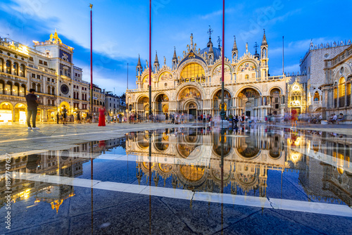 View of St. Mark's Square in Venice (Italy)
