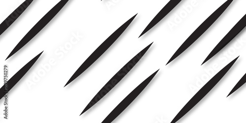  Black isolated lightning icon on white background. Black lightning bolt icons set, thunder energy and electric power symbol vector. Black and white seamless pattern vector illustration of flying bird