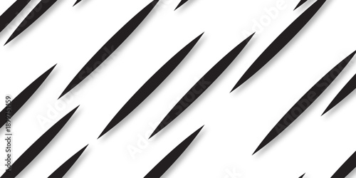  Black isolated lightning icon on white background. Black lightning bolt icons set, thunder energy and electric power symbol vector. Black and white seamless pattern vector illustration of flying bird
