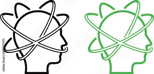 Creative Mind and Innovation Line Icons