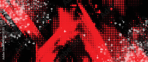 black white and red grunge texture background. vector illustration eps10