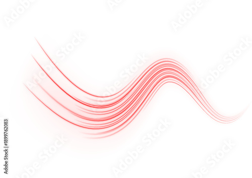 Bold red acrylic paint strokes layered with texture, forming energetic abstract shapes for creative art. png