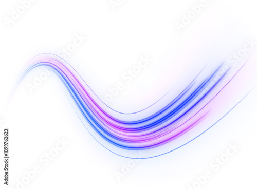 Abstract blue and pink paint brushes with layered textures, ideal for dreamy modern design. png