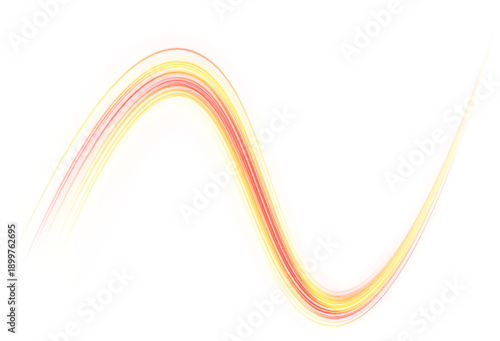 Blazing orange red neon streams surge forward, leaving fiery luminous trails and powerful high-speed motion. png