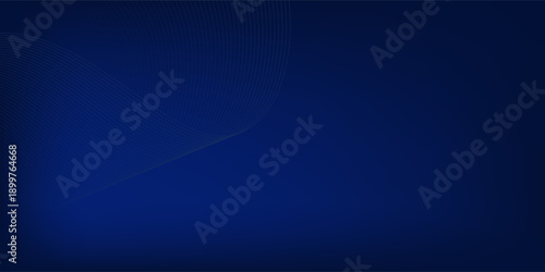 Dark blue abstract background with wave and gradation color, suitable for template presentation, award, banner, media promotion, etc.