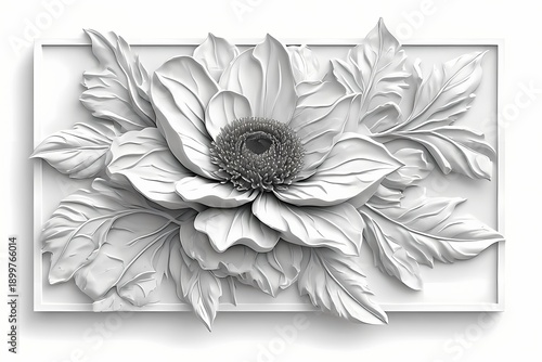 flower isolated on white background
