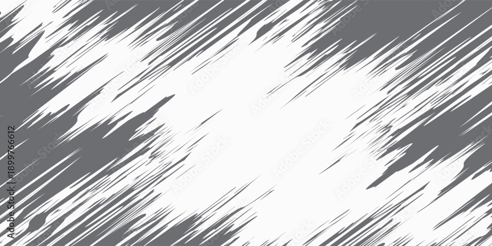 Obraz premium Textured grey paint splatters and brush strokes on a white background abstract grunge pattern black chalk