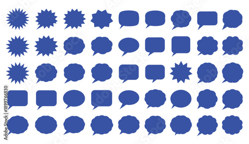 Comic burst explosion vector, comic boom elements, and speech bubbles in black silhouettes. Ideal for comic designs, pop art, and retro style illustrations