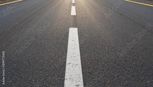 Road With Yellow Line Marking Under Clear Sky During Daytime