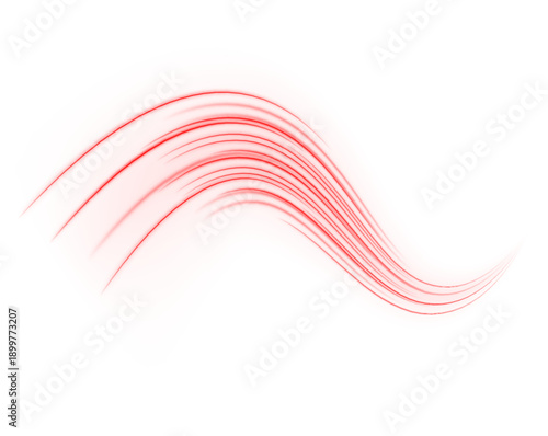 Red watercolor brush strokes with soft gradients and organic flow, creating dramatic artistic accents. png