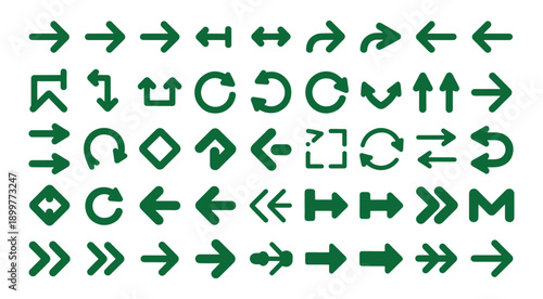 Hand drawn arrow set featuring curved, straight, dotted, and swirled arrows design, arrow vector for creative design, presentations, infographics, and decorative purposes