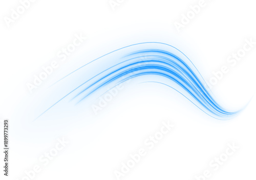 Blue neon streaks sweep across abstract backgrounds, producing flowing motion trails and glowing highlights. png