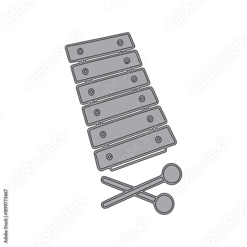 Musical Xylophone and Mallets