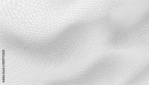 Lines Create a Pattern on a Smooth Surface in a Digital Design at a Modern Ar...