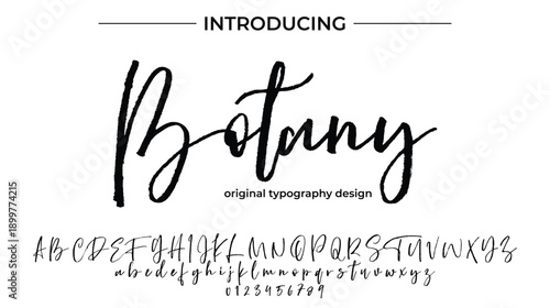 Botany - Elegant Script Font for Smooth Handwritten Design and Creative Typography