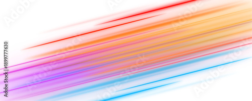 Glowing light trails sweep across a futuristic roadway. Curved neon paths suggest rapid movement forward. The atmosphere feels fast and cinematic PNG
