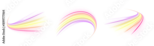 Neon energy streams flow across a futuristic night road. Bright colors and blur effects enhance movement. A powerful image of digital motion PNG
