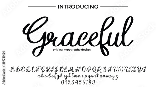 Graceful - Elegant Script Font for Smooth Handwritten Design and Creative Typography