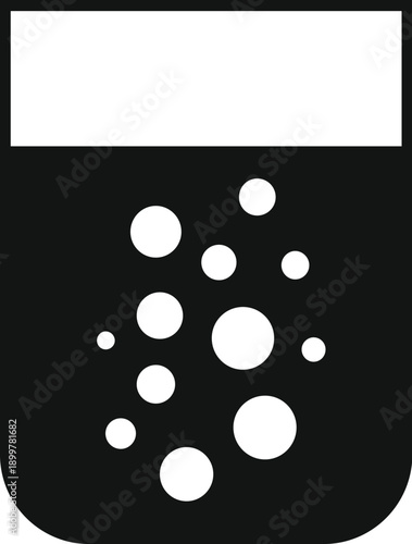 Carbonated drink refreshing with fizzy bubbles