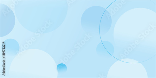 Modern geometric background gradient soft light blue bokeh for Graphic Business background hitech technology abstract