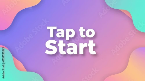 A vibrant graphic with pastel colors and bold text for a modern, inviting digital interface. Perfect for app or website launch.