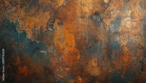 Abstract Design With Earthy Tones and Geometric Shapes in Digital Art Composi...